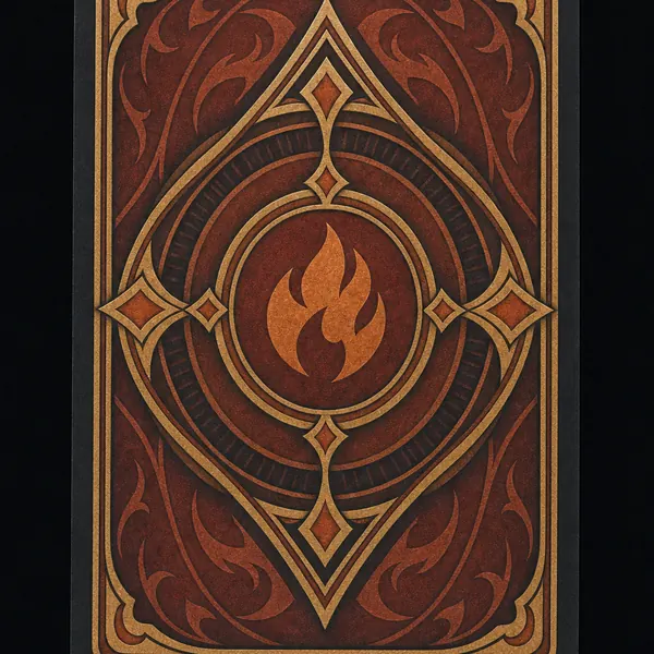 Reference: card back, centered and filling frame